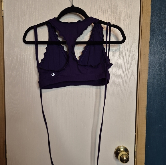 525🦃🎄 carbon 38 Purple Women's sports bra - Picture 2 of 3